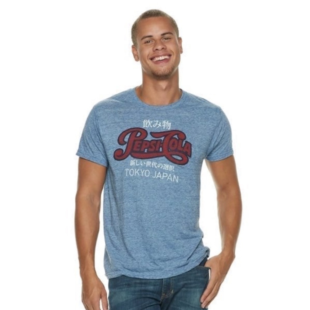 Men's Pepsi-Cola Tokyo Japan Retro Tee Size Medium